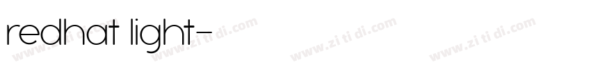 redhat light字体转换 redhat light字体转换